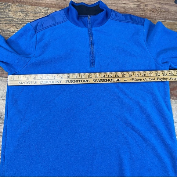 Tommy Bahama Mens L blue fleece pullover 1/4 Zip Athleisure active - Picture 4 of 13